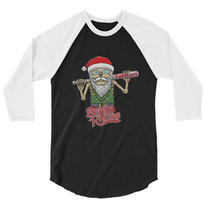 Tuph City's 3/4 sleeve Christmas raglan shirt