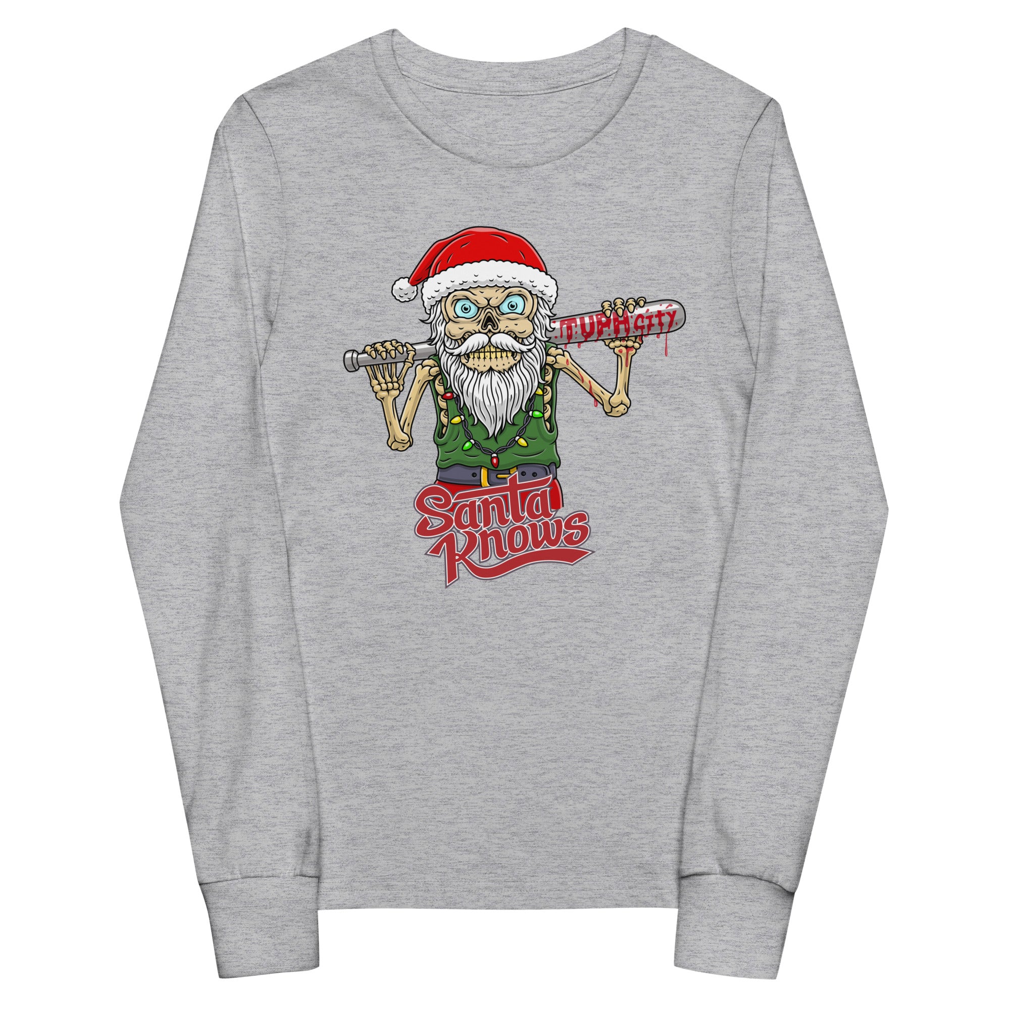 Tuph City's Youth Christmas long sleeve t-shirt